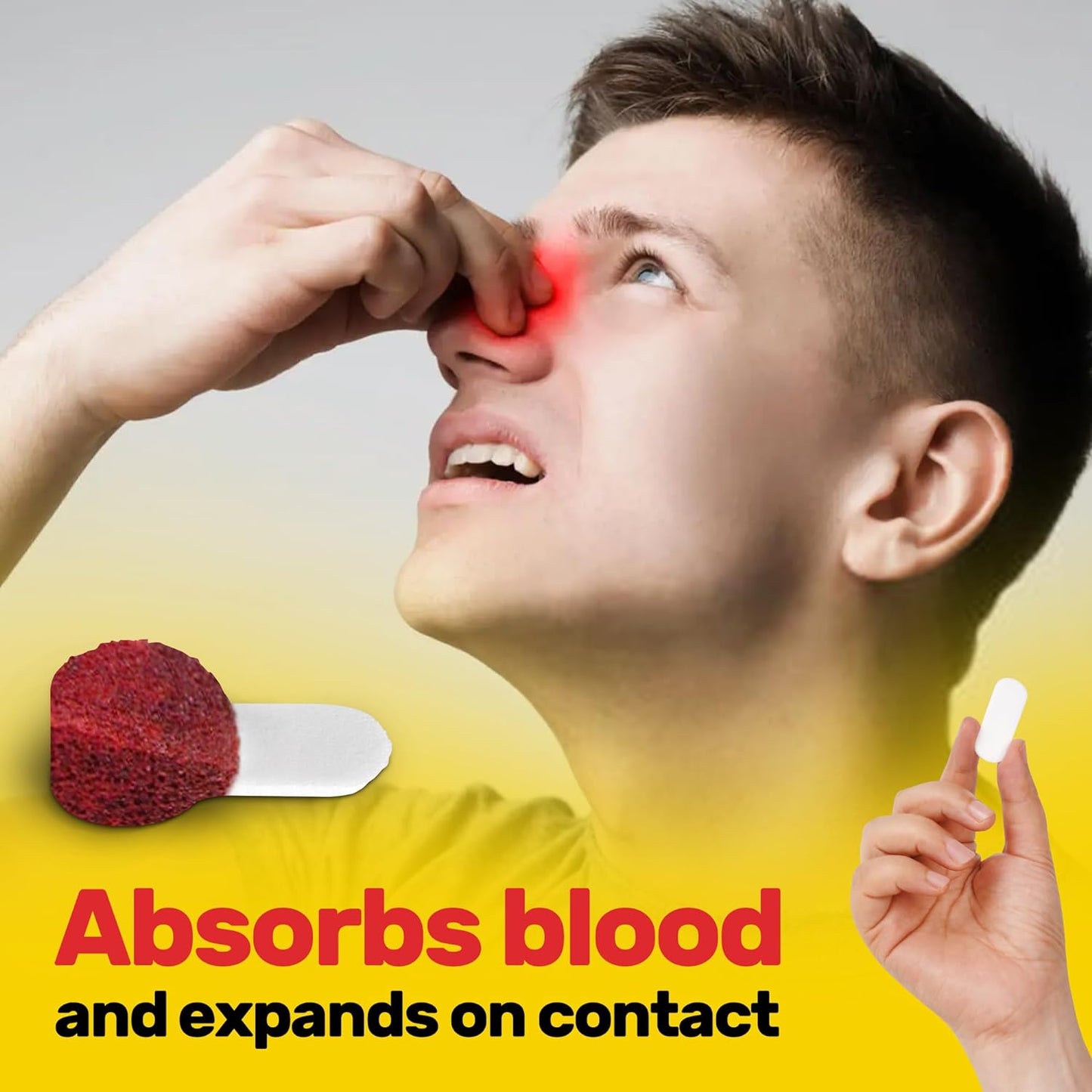 Nosebleed Stopper - Helps Stop Nose Bleed Fast & Painless - Nose Bleed Plugs for Kids & Adults