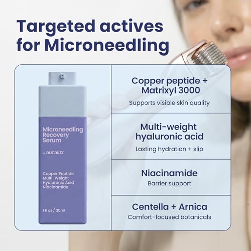 Microneedling Serum - Copper Peptide Glide &amp; Recovery, 1 fl oz