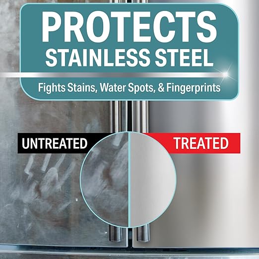 Berkland 16oz Home Ceramic Coating Spray Kit - Shine, Seal &amp; Protect Kitchen &amp; Bath Surfaces - Repels Stains, Smudges, Water Spots on Appliances, Countertops &amp; Most Hard Surface in Your Life - It Works to Seal