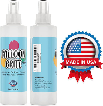 Berkland Balloon High Shine Spray - Elegant Gloss Finish for Latex Balloons, Made in the USA