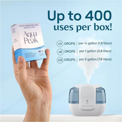 Dry Element Humidifier Drops – Natural Food Grade Concentrate For Cleaner Cool/Warm Mist Humidifiers
