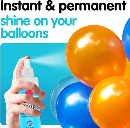 Berkland Balloon High Shine Spray - Elegant Gloss Finish for Latex Balloons, Made in the USA