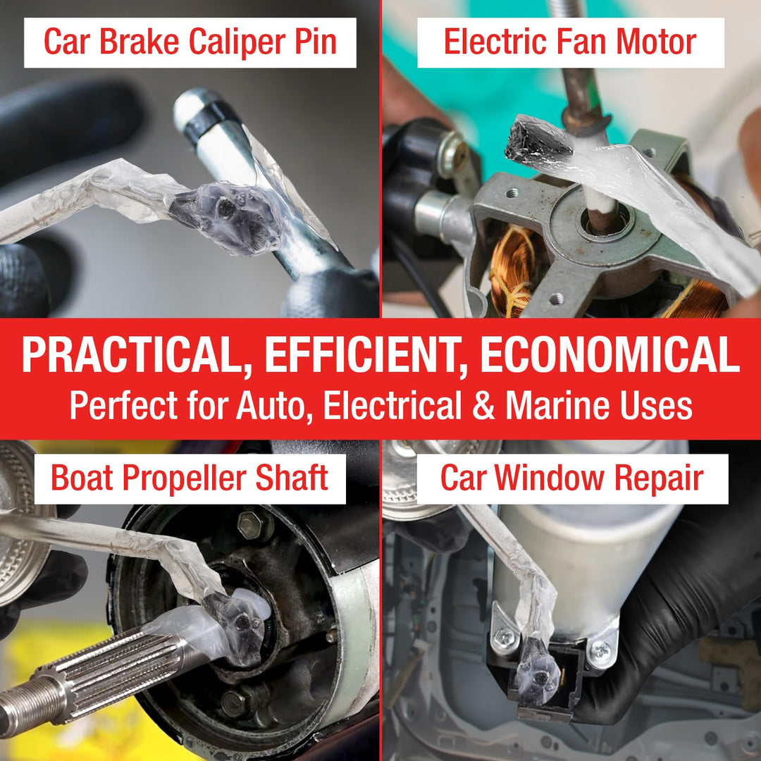 Berkland Silicone Paste Waterproof Dielectric Grease for Electrical Connectors, Spark Plugs, Automotive O-Ring Sealant, Brake Lube &amp; Plumbers Silicone Grease with Lid Brush (8oz)