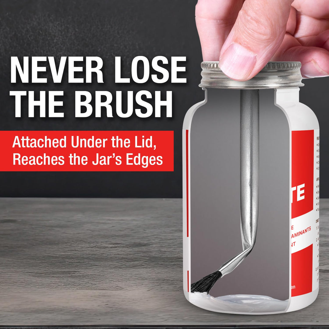 Berkland Silicone Paste Waterproof Dielectric Grease for Electrical Connectors, Spark Plugs, Automotive O-Ring Sealant, Brake Lube &amp; Plumbers Silicone Grease with Lid Brush (8oz)