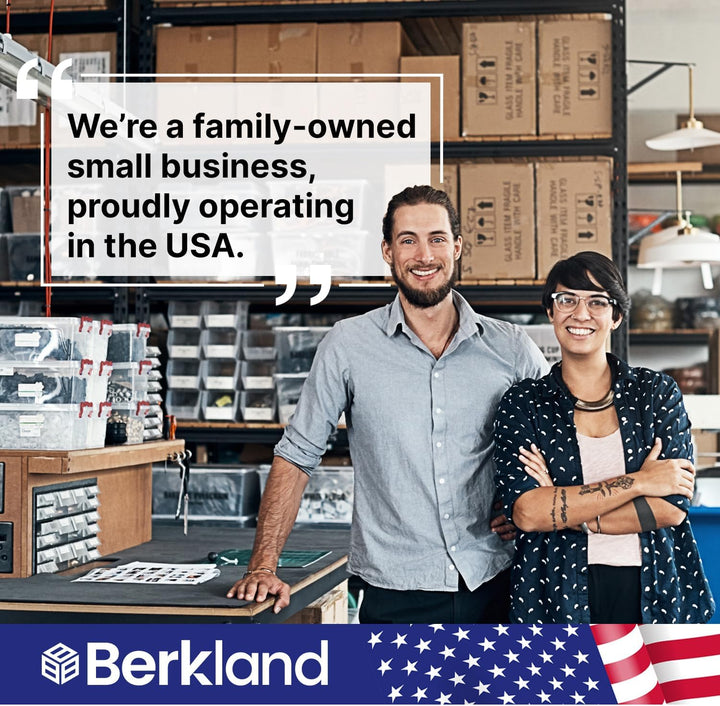 Berkland Ceramic Coating Spray - Prevents Fingerprints on Stainless Steel, Countertops &amp; Glass - Made in USA - 8 fl oz Bottle