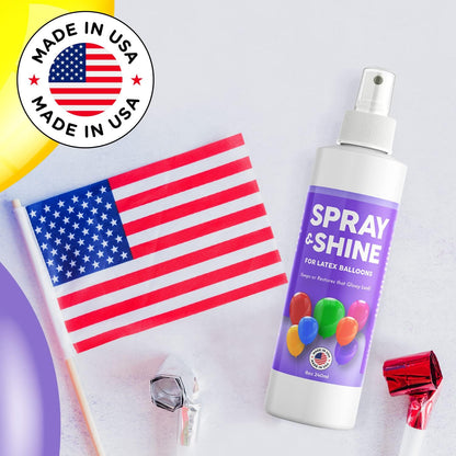 Berkland Hi Gloss Shine Spray for Latex Balloons - Made in USA