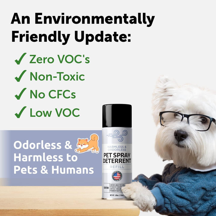 Berkland Pet Safe Cat &amp; Dog Deterrent Spray - Family-Safe, Non-VOC, Made in USA