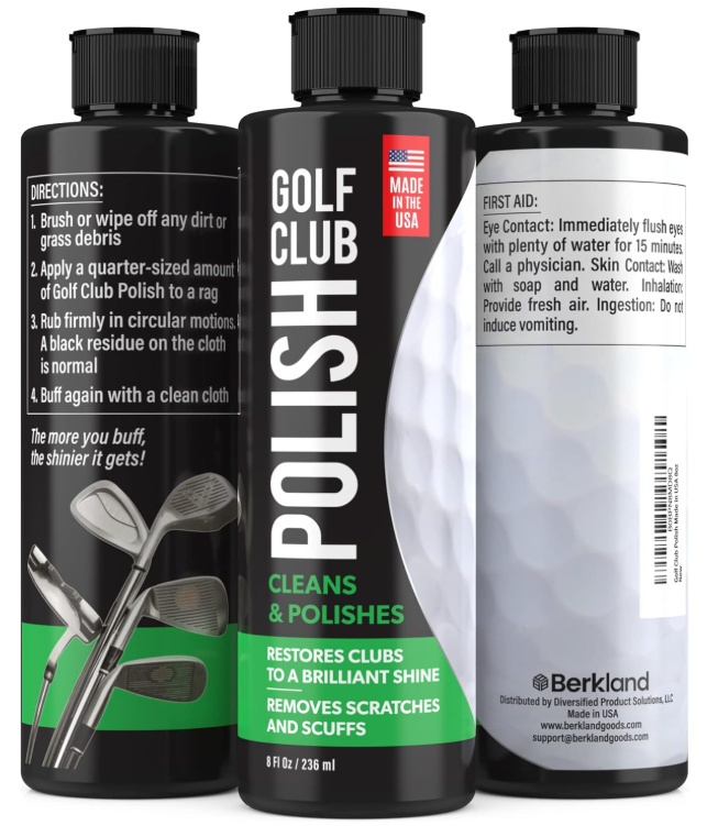 Golf Club Polish &amp; Scratch Remover — All-in-One Cleaner, 8oz