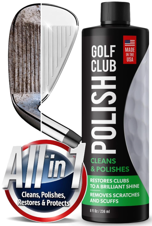 Golf Club Polish &amp; Scratch Remover — All-in-One Cleaner, 8oz
