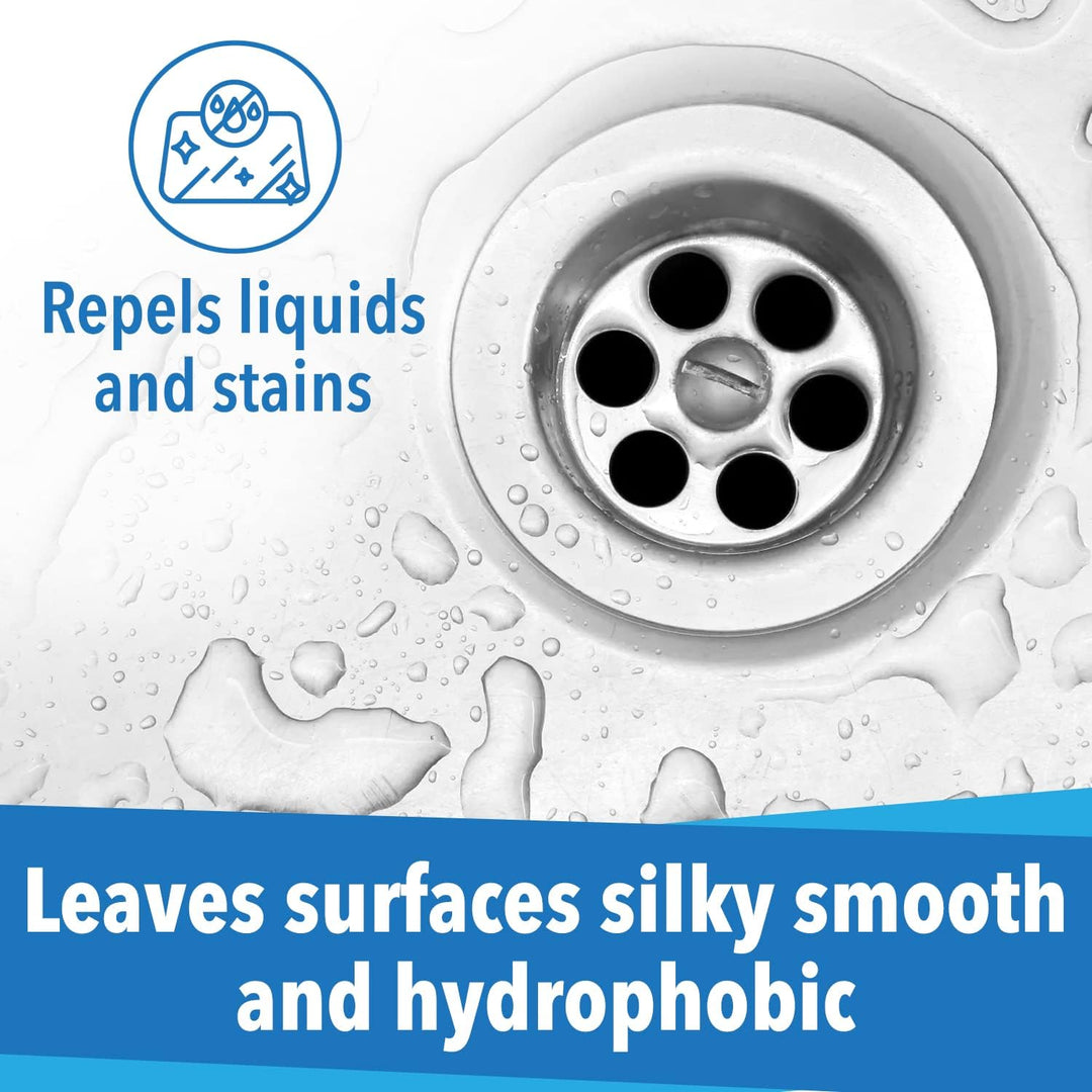 Berkland Ceramic Coating Spray - Prevents Fingerprints on Stainless Steel, Countertops &amp; Glass - Made in USA - 8 fl oz Bottle