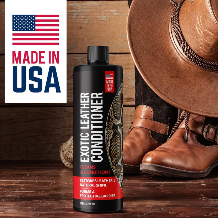 Berkland Exotic Leather Conditioner &amp; Cleaner | Made in USA | Preserve &amp; Polish Footwear &amp; Accessories