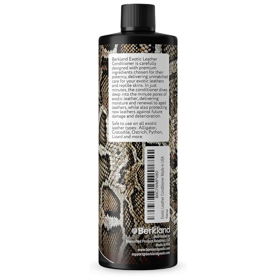 Berkland Exotic Leather Conditioner &amp; Cleaner | Made in USA | Preserve &amp; Polish Footwear &amp; Accessories