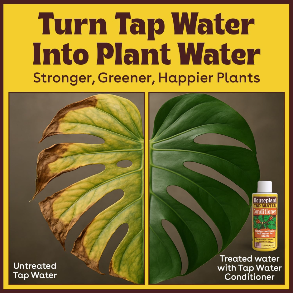 Tap Water Conditioner for Plants - Treats 500+ Gallons, 4 oz