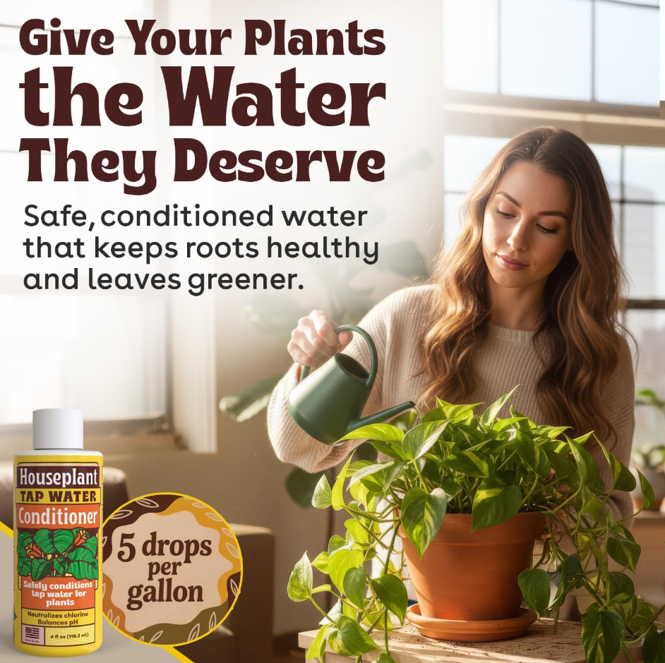 Tap Water Conditioner for Plants - Treats 500+ Gallons, 4 oz