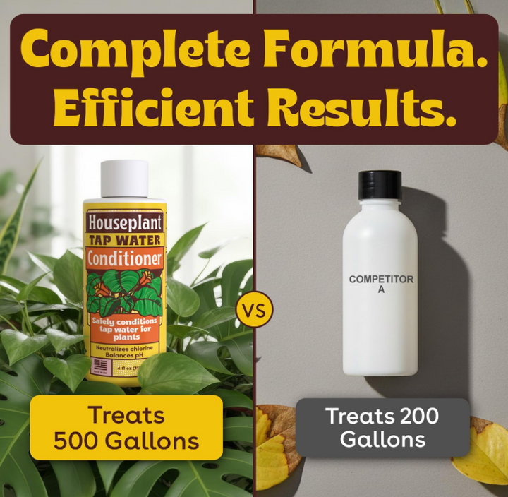 Tap Water Conditioner for Plants - Treats 500+ Gallons, 4 oz