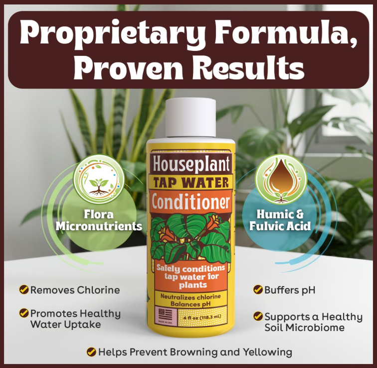 Tap Water Conditioner for Plants - Treats 500+ Gallons, 4 oz