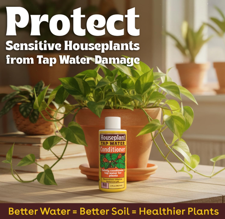 Tap Water Conditioner for Plants - Treats 500+ Gallons, 4 oz